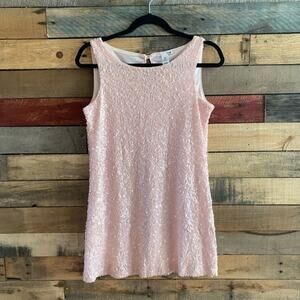 H&M‎ Pale Pink Sequin Dress H&M Size Small